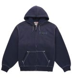 Supreme x True Religion Zip Up Navy Hoodie