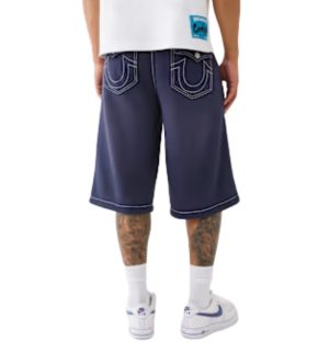 True Religion x Cookies Appliqué Long Sweat Short